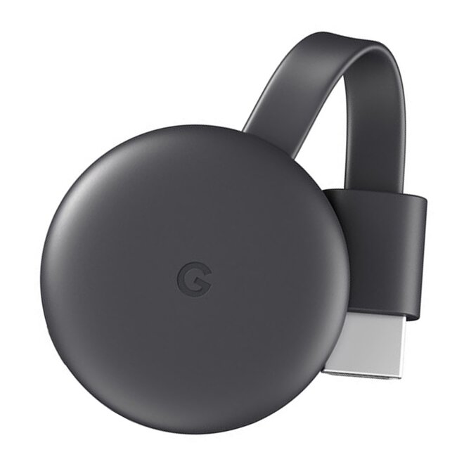 Thiết bị Stream không dây Google Chromecast 3 màu đen