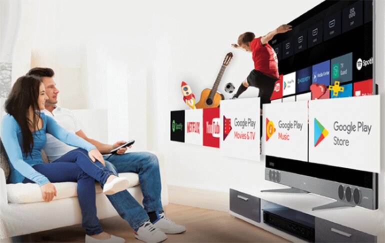 Kho ứng dụng cho smart TV vô cùng đa dạng và đặc sắc