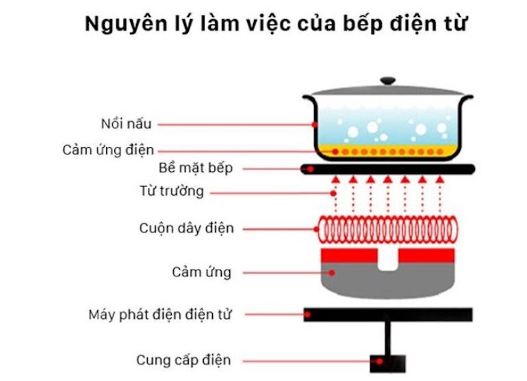 Nguyên lý hoạt động của bếp từ