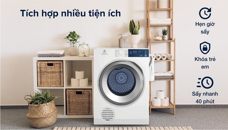 Máy sấy quần áo Electrolux EDS854J3WB