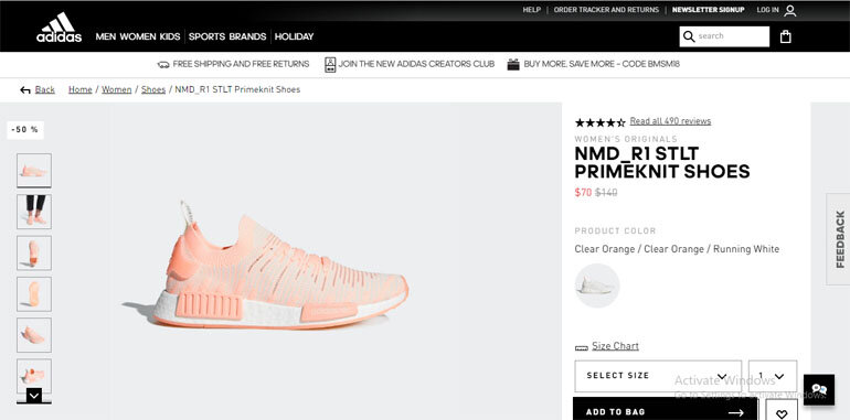 khuyến mãi Adidas black friday 2018