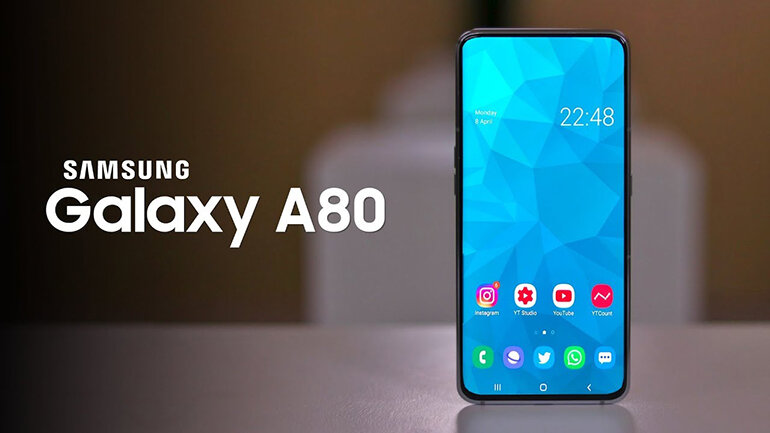 Dung lượng pin của Galaxy A80 khá ổn