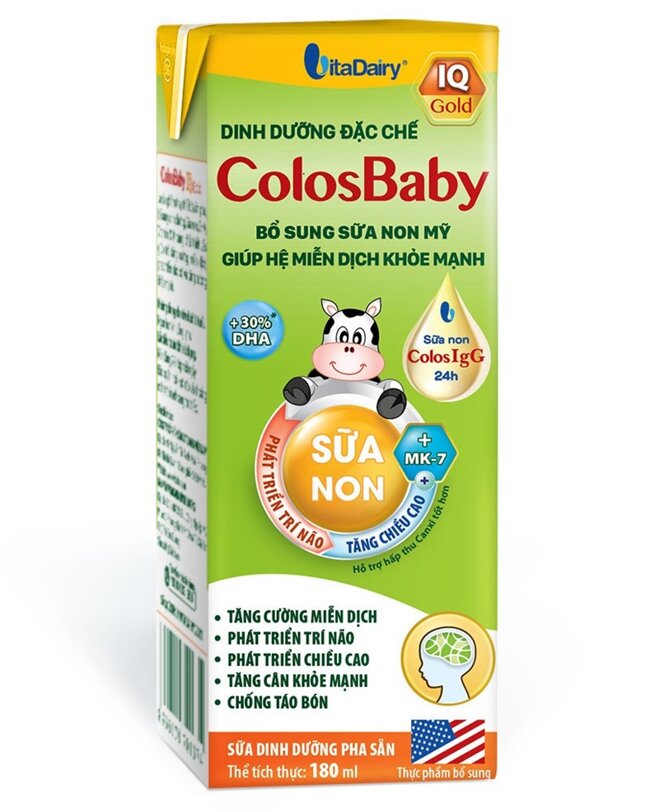 Sữa Colosbaby pha sẵn: Chi tiết chủng loại và đánh giá thành phần, tác dụng