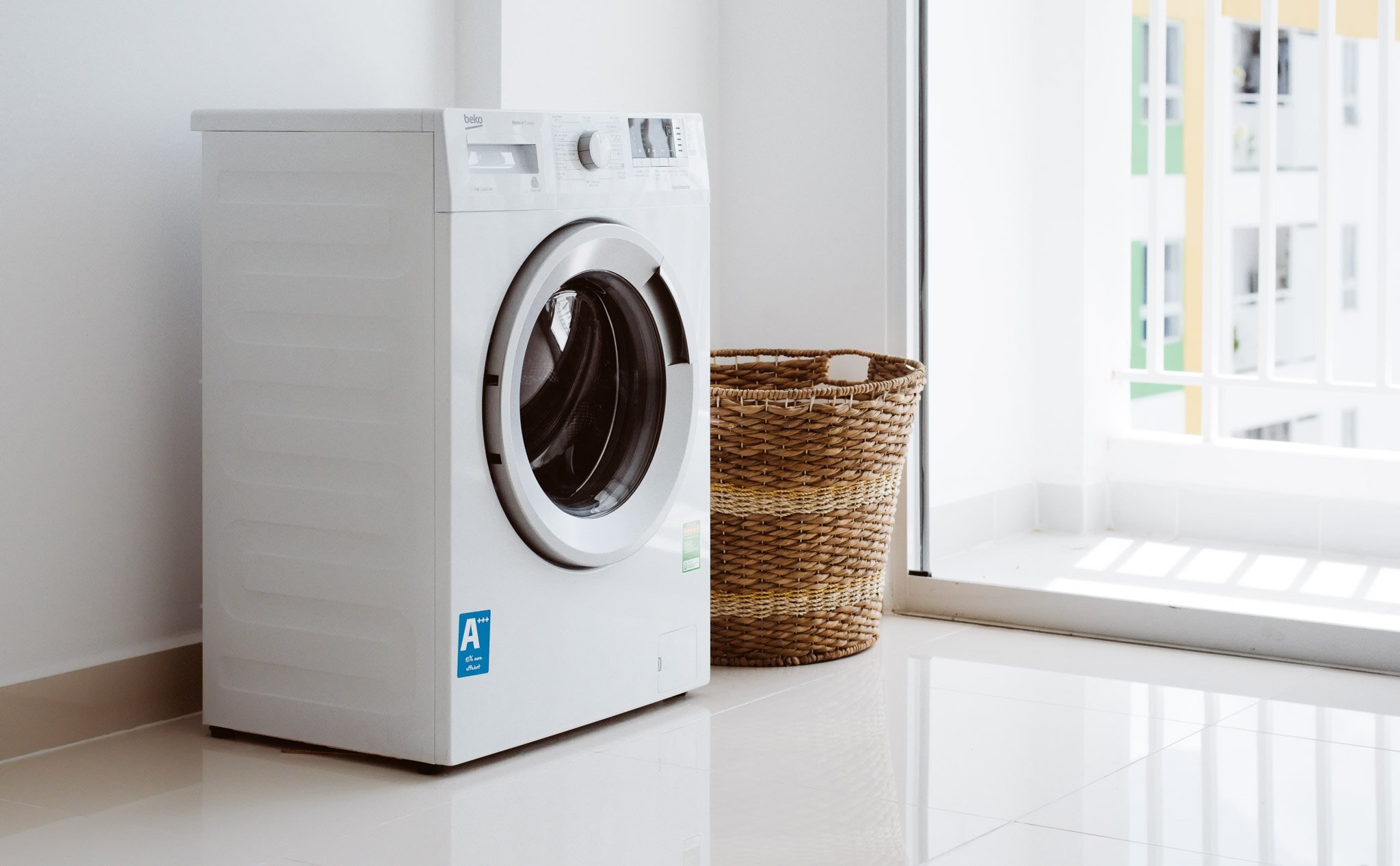 Máy giặt lồng ngang Beko