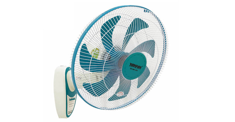 Yanfan TR1788 được làm từ nhựa nguyên sinh cao cấp, không chứa hóa chất độc hại quạt treo tường Yanfan TR1788