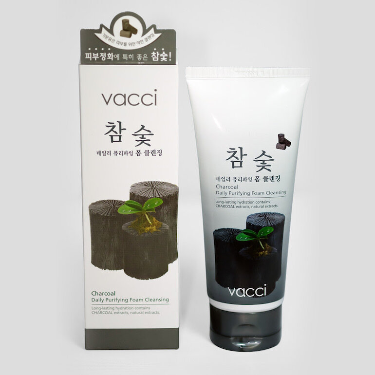 Sữa rửa mặt Vacci than tre