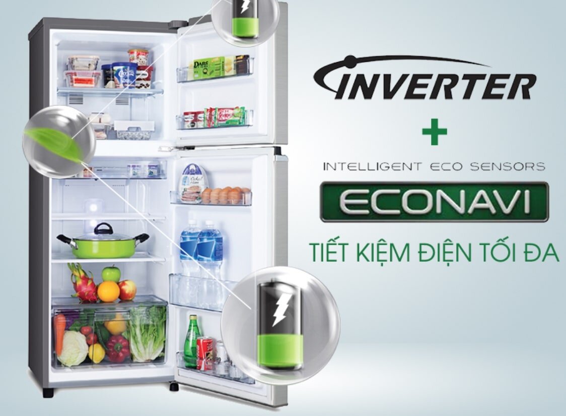 Công nghệ Inverter trên tủ lạnh giúp tiết kiệm điện năng hơn 