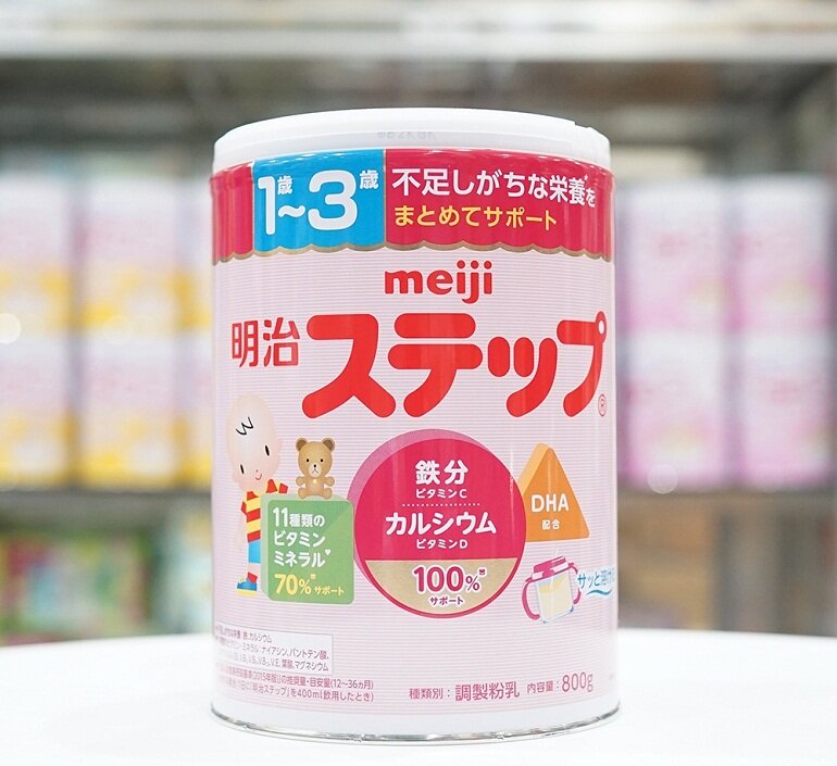 Pha sữa Meiji 1-3