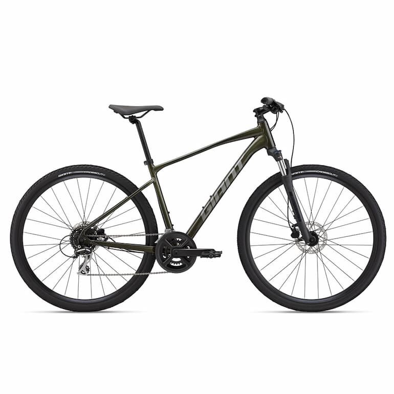 Xe đạp MTB Giant ROAM 3 DISC có bộ bánh cứng cáp, ghi đông ngang không sừng