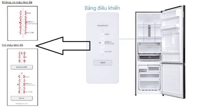 Lỗi chuông báo trên tủ lạnh Electrolux 2 cánh