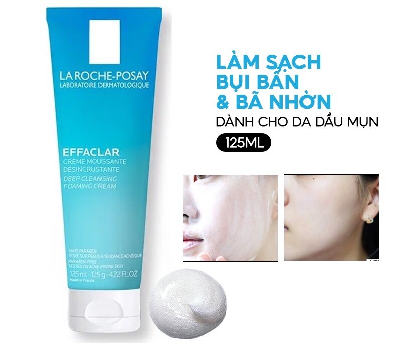 La Roche Posay Effaclar Deep Cleansing Foaming Cream