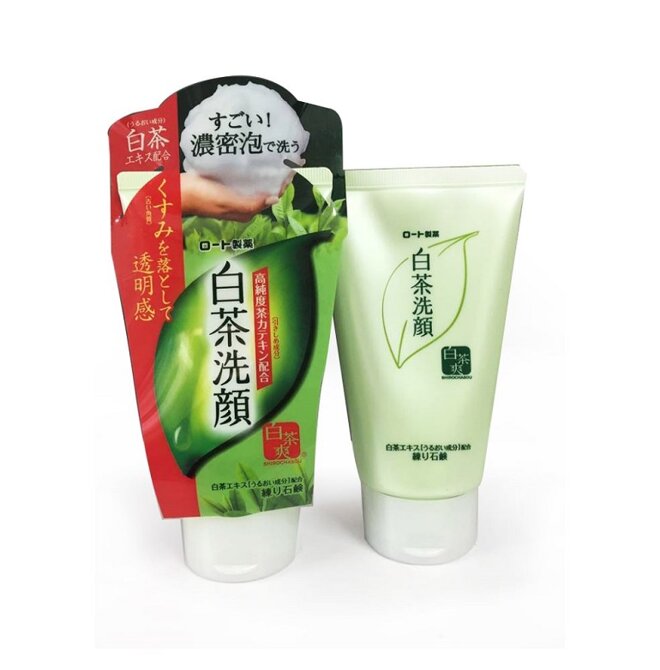 Sữa rửa mặt trà xanh Rohto Shirochasou Green Tea Foam