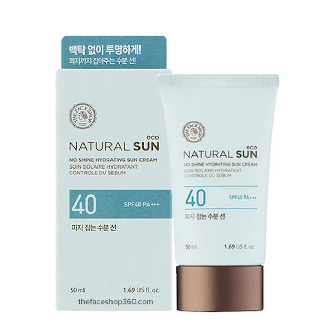 Natural Sun Eco No Shine Hydrating Sun Cream SPF40 PA+++