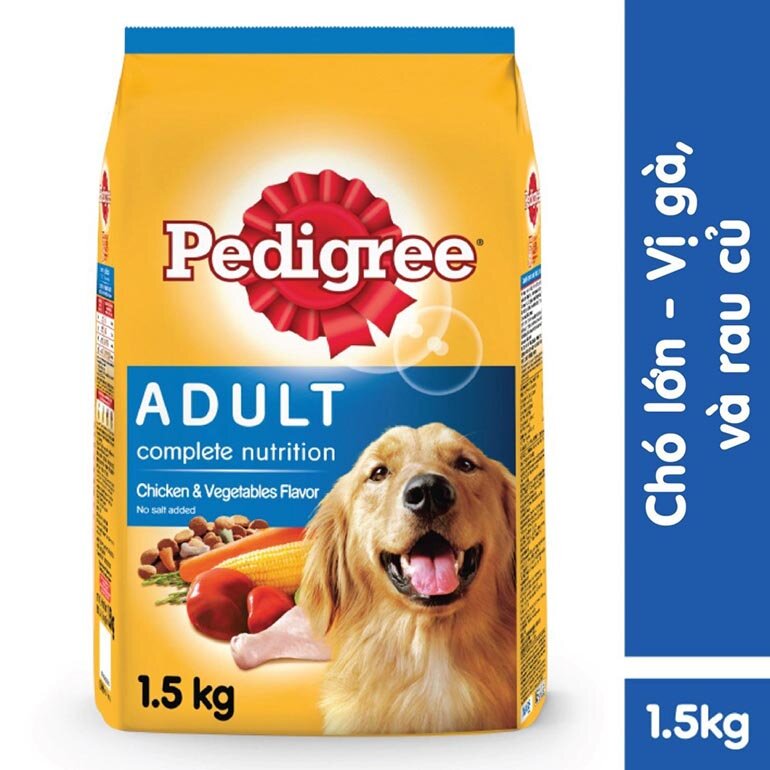 Pedigree large dog food with chicken and vegetable flavor