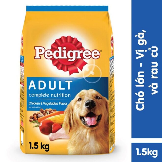 Thức ăn cho chó lớn Pedigree vị gà và rau củ