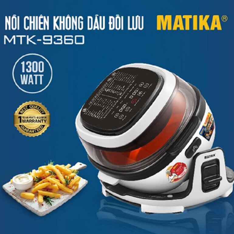 nồi chiên không dầu Matika MTK-9360 6L