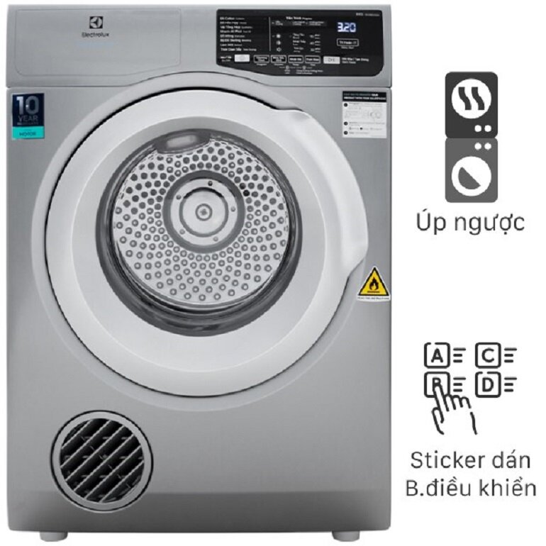 Máy sấy thông hơi Electrolux 8 Kg EDV805JQWA