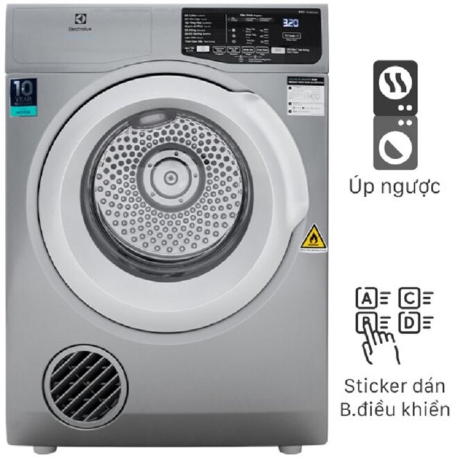 Máy sấy thông hơi Electrolux 8 Kg EDV805JQWA