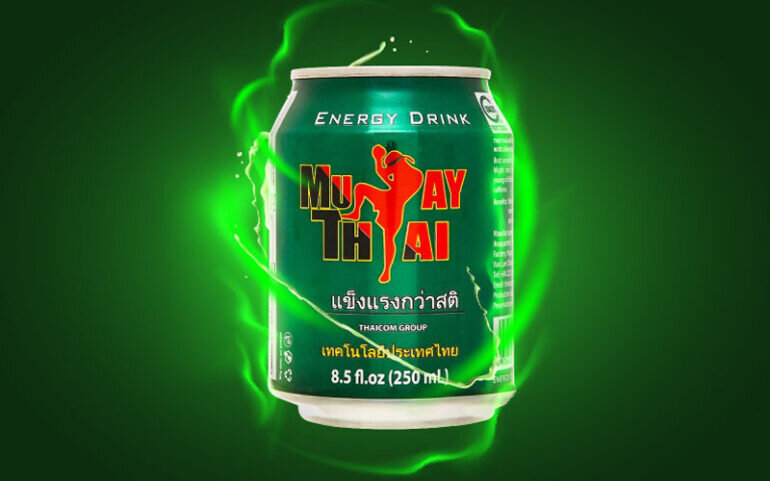 Nước tăng lực Muay Thai - Giá tham khảo: 9.900 vnđ/lon 250ml và 230.000 vnđ/ thùng 24 lon