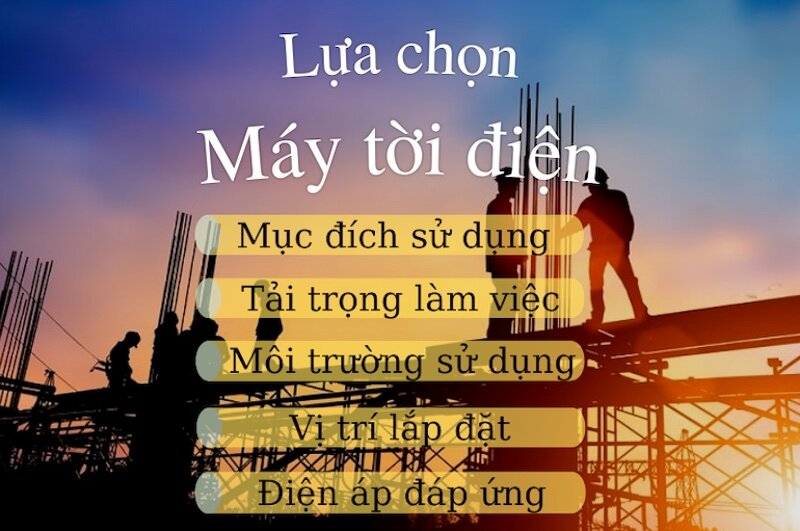 Tư vấn chọn máy tời phù hợp với nhu cầu sử dụng