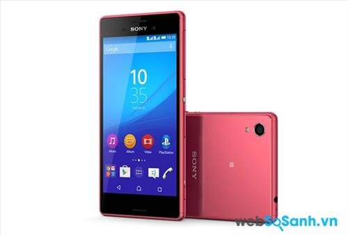 Xperia M4 Aqua sử dụng ngôn ngữ thiết kế của Z3, tuy nhiên vỏ hoàn toàn bằng nhựa