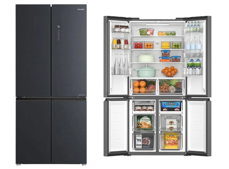 TOP tủ lạnh Toshiba 4 cánh rất sang xịn, đang được hạ giá rẻ bất ngờ
