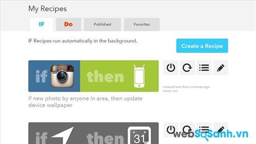 IFTTT có thể thay đổi hình nền cho bạn