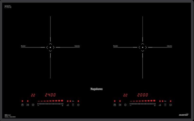 Bếp đôi điện từ Nagakawa NK2C09MS