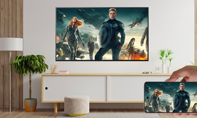 Tivi Sony 4k KD 43X75 tích hợp tiện ích thông minh 