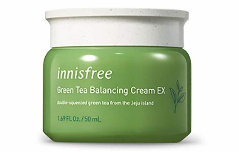 Kem dưỡng da cho bà bầu Innisfree Green Tea Balancing Cream