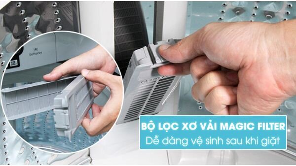 Bộ lọc sơ vải của Máy giặt có khay giặt tay Samsung Activ Dualwash