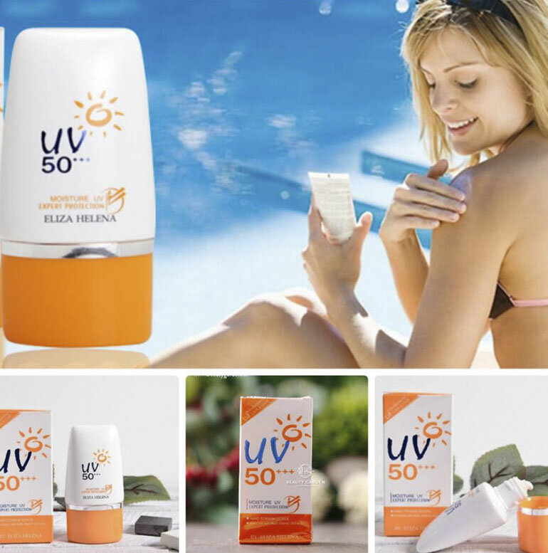 Kem chống nắng đi biển UV 50 Thái Lan nhẹ nhàng thẩm thấu sâu bên trong làn da, giúp da chống nắng hiệu qủa