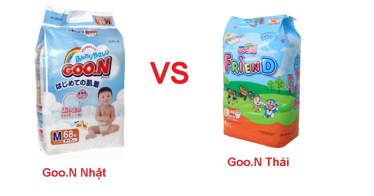 So sánh tã quần Goon Thái và Nhật: Chọn mua loại nào tốt?