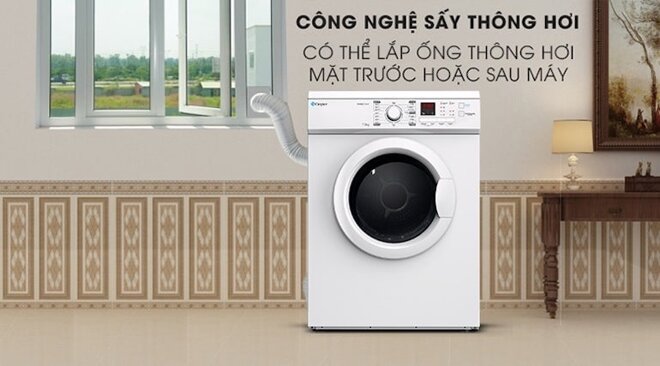 máy sấy quần áo Casper TD-72VWD