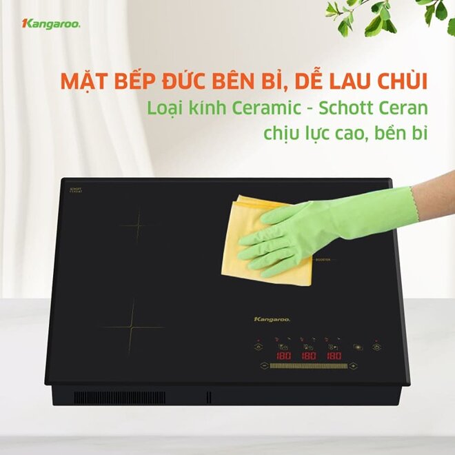 Bếp từ âm 3 vùng nấu Kangaroo KG836i