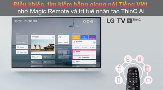 Những tính năng của Tivi LG NanoCell 65 inch 65NANO75TPA