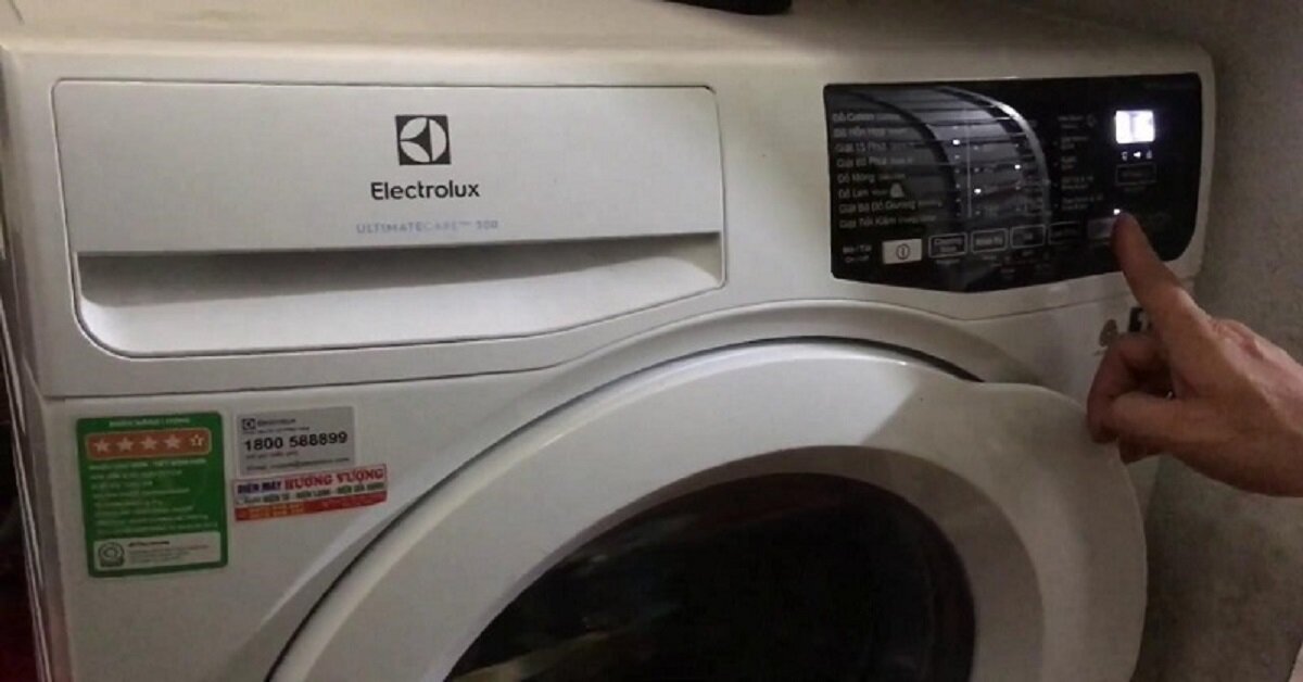 hướng dẫn sử dụng máy giặt Electrolux 