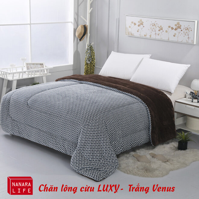 Chăn lông cừu LUXY phù hợp với mọi loại nội thất phòng ngủ