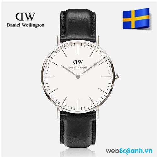 Dây da đồng hồ Daniel Wellington được làm từ da bê