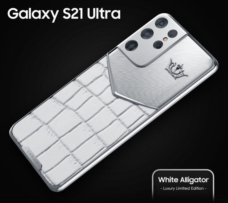 Samsung Galaxy S21 Ultra 5G phiên bản White Alligator