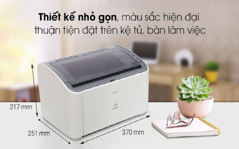 Máy in laser đen trắng Canon LBP2900 (LBP-2900) - A4 phù hợp với những công việc in ấn có hiệu suất nhỏ