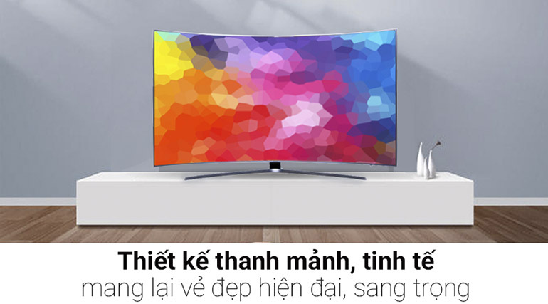 Smart tivi cong Samsung UA55MU6500 thiết kế màn hình cong thời thượng