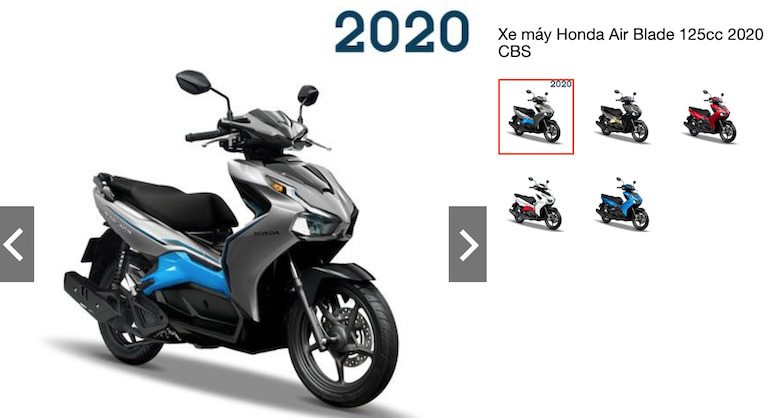 Xe máy Honda Air Blade 125cc 2020 CBS