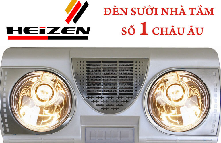 Đèn sưởi nhà tắm Heizen 2 bóng