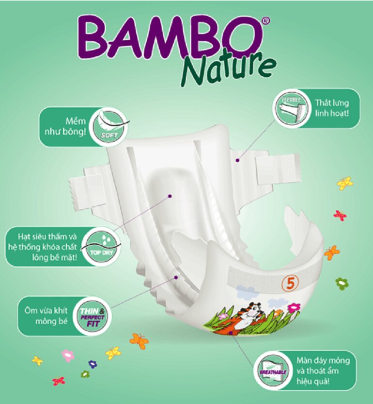 Tã dán Bambo Nature