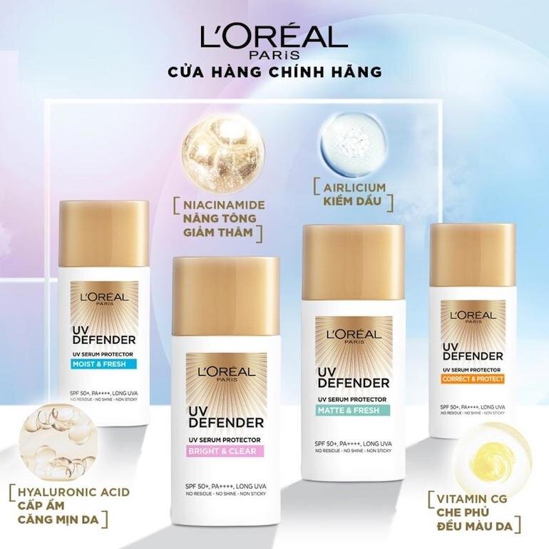 Kem chống nắng Loreal UV defender