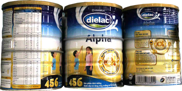 Dielac Alpha 456 HT phù hợp với nhu cầu khuyến nghị RNI Việt Nam cho bé từ 4-6 tuổi