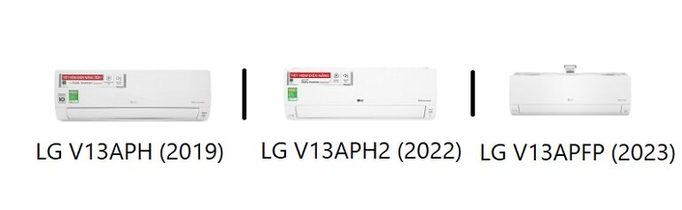 điều hòa LG V13APH và các mẫu mới LG V13APH2 và LG V13APFP