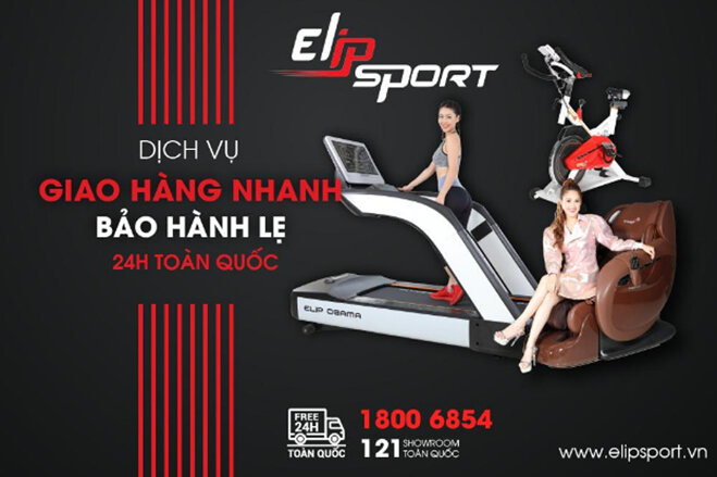 Elipsport cam kết giao hàng nhanh 24h, bảo hành nhanh 24h