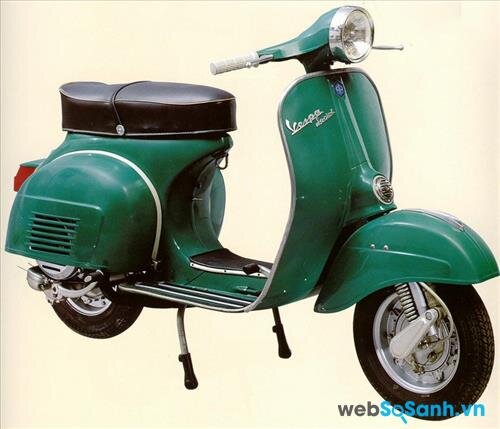 Thiết kế của Vespa khá tinh tế, sang trọng